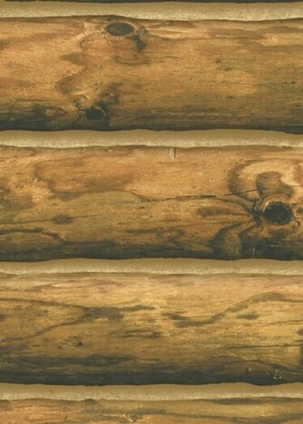 Log Wallpaper Rustic Cabin Lodge Ch Pre Pasted Double Roll