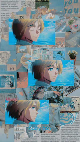 A Collage Of Picture Anime Characters Wallpaper