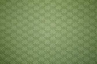 Olive Green Knit Fabric With Diamond Pattern Texture Picture
