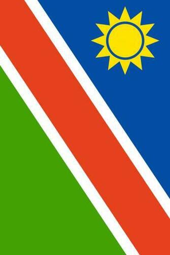 Namibia Flag iPhone Wallpaper HD
