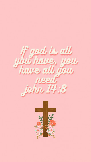 Pink Christian Wallpaper
