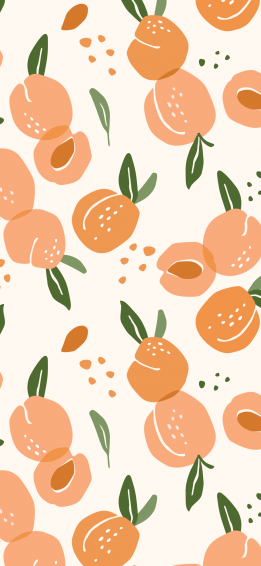 Peach Aesthetic Peel And Stick Wallpaper Or Unpasted