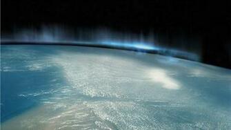 Aurora Borealis From Space Desktop Pc And Mac Wallpaper