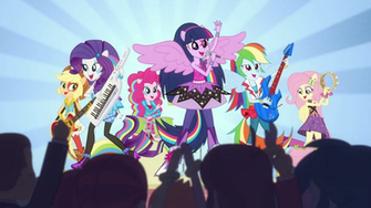 Twilight And The Sonic Rainbooms Eg2 Cutiepie19 Wallpaper