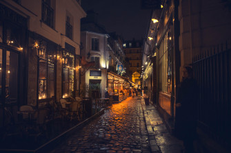 This Cozy Street In Paris Wallpaper