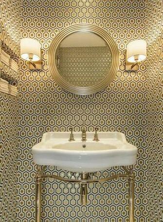 Create A Chic Bathroom With These Trendy Wallpaper Ideas D Co