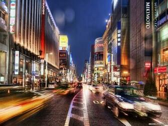 Tokyo Street At Night Wallpaper Desktop iPad Background