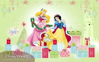 Xmas Disney Princess Wallpaper