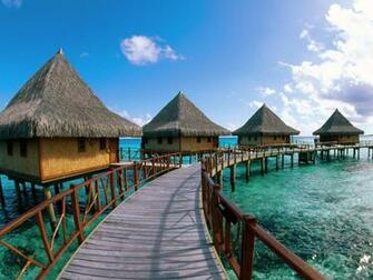Beach Hut Wallpaper