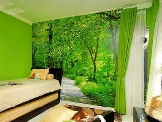 Wallpaper Dinding Kamar Tidur Nuansa Alam