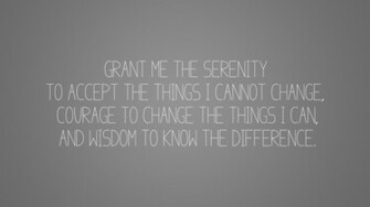 Serenity Prayer Wallpaper