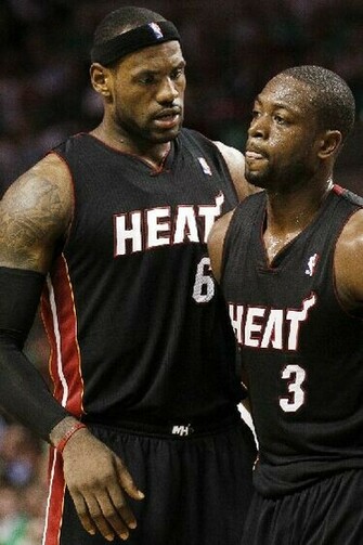 Miami Heat Lebron X Fond D Cran