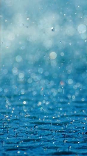 Raindrop And Halos iPhone Plus Wallpaper