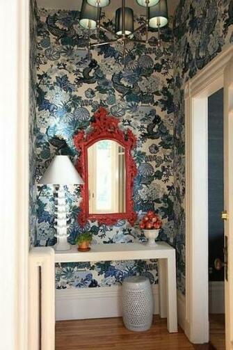 Chinoiserie Chic Wallpaper Home Design