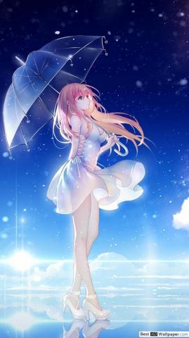 Beautiful Anime Girl Wallpaper Phone Teahub Io