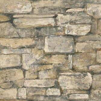 Shop Allen Roth Natural Field Stone Wallpaper At Lowes