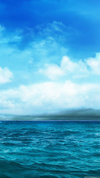 Ocean Blue Wallpaper