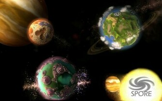 Spore Planets Wallpaper By Mc2009