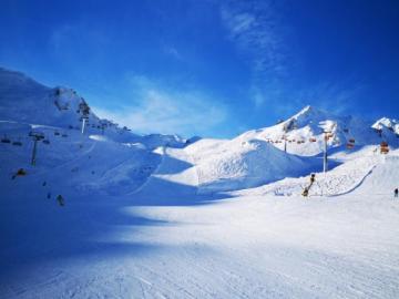 Mountains Ski Track Slope Lifts Background Toppng