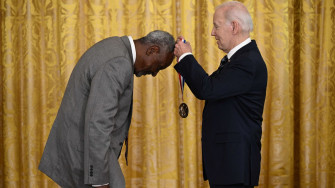 Gebisa Ejeta Honored By President Biden With Prestigious National