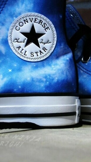 Shoes Converse Sneakers All Star Blue Wallpaper