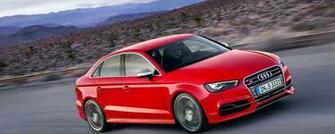 Wallpaper Audi S3 Red Side Ultrawide