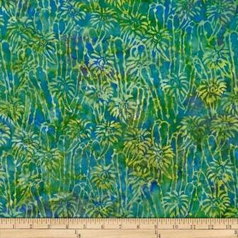 Batik By Mirah Peapod Florals Piquant Green Discount Designer