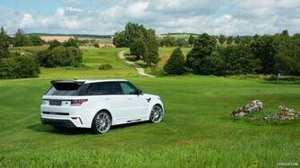 Mansory Range Rover Sport White Rear HD Wallpaper
