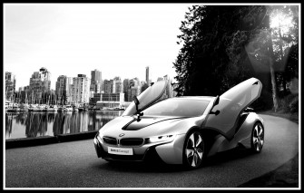 Bmw Black And White Wallpaper