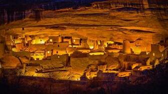 Luminaria Festival At Cliff Palace In Mesa Verde National Park