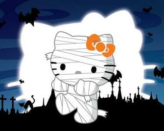 Halloween Background Hello Kitty Background