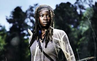Wallpaper Danai Gurira Season The Walking Dead