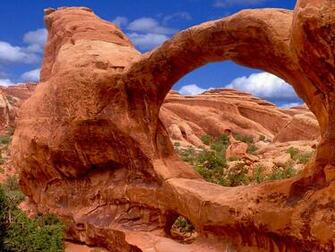 Unusual Places In Utah Double Arch Arches National Park