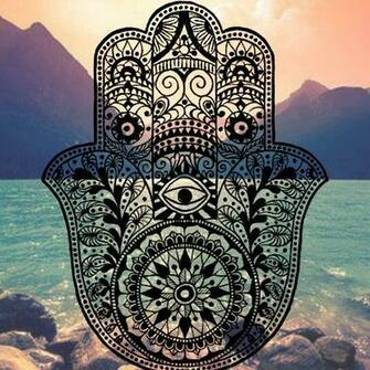 Hamsa Wallpaper Top Background