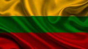 Lithuania Satin Flag Stripes Symbols Stock Photos Image