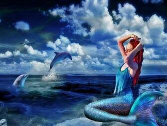 Mermaid Background Desktop Computer Wallpaper
