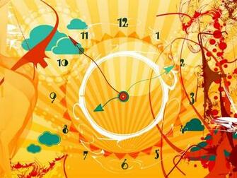 Alien Sun Clock Screensaver Shows Accustomed Things In New Colors You