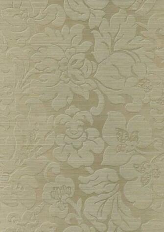 Metallic Gold Domenico Damask Wallpaper Traditional
