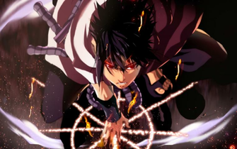 Sasuke Uchiha Summoning Technique HD Wallpaper Background Image