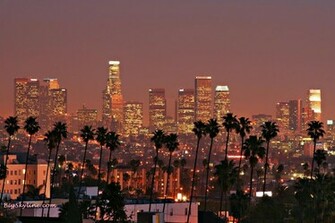 Los Angeles California City Skyline Pic In Usa