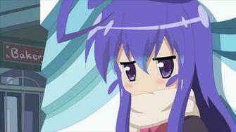 Acchi Kocchi Blue Hair Loli Long Miniwa Tsumiki Purple Eyes