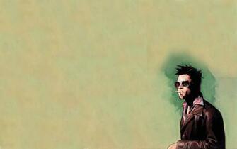 Desktop Wallpaper Tyler Durden Smoking Fight Club HD
