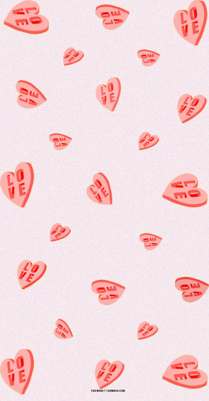 Candy Heart Love You Valentine S Day Wallpaper Fab Mood