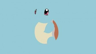 Water Pokemon Blue Minimalistic Squirtle Wallpaper