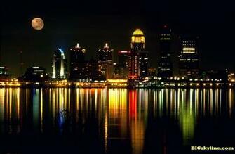 Louisville Skyline At Night