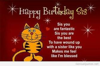 Happy BirtHDay Sister Quotes Wallpaper Pictures