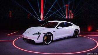 Porsche Taycan Turbo S Front Three Quarter HD Wallpaper