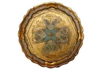 Florentine Tray On Onekingslane China Table Accessories Cent