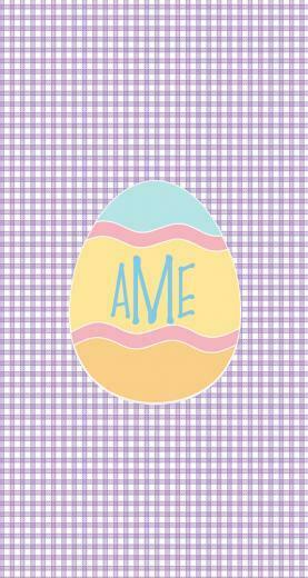 Monogrammed Easter Egg iPhone Wallpaper I P H O N E W A L