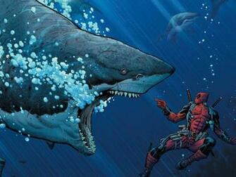 My Wallpaper Comics Deadpool Vs Shark